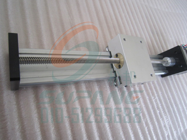 STK t8*8t行丝杆直线滑台模组含42/57步进电机实物图1